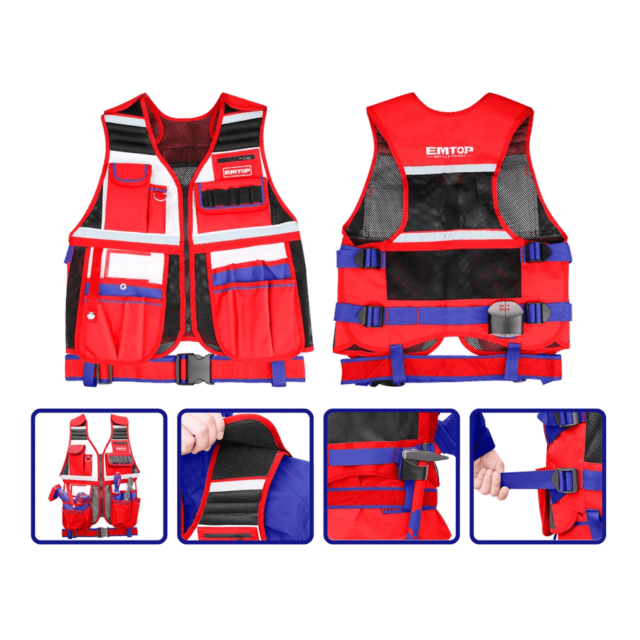 Gilet a outils EMTOP ETVT1701 - SME IMPORT