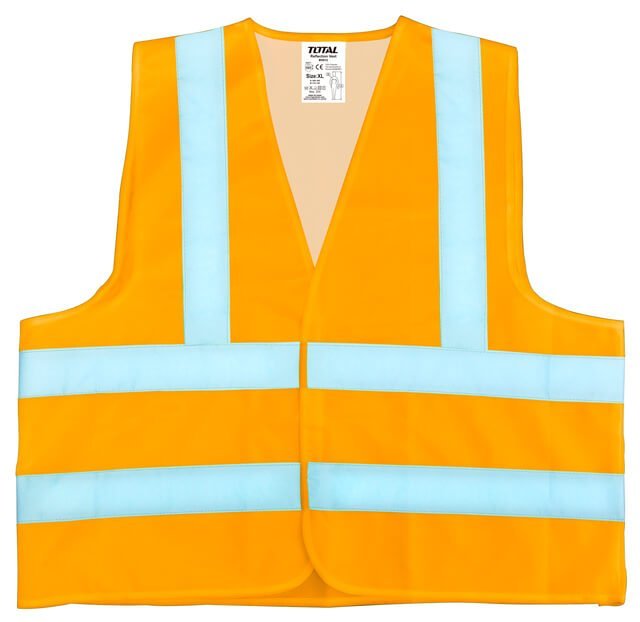 Gilet de securite haute visibilite jaune TSP503 TOTAL - SME IMPORT