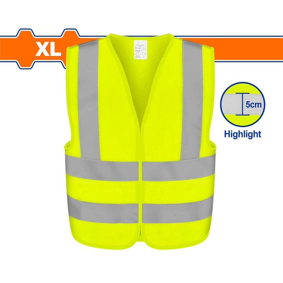 Gilet h/visibilte jaune xl WADFOW WRV1802 - SME IMPORT