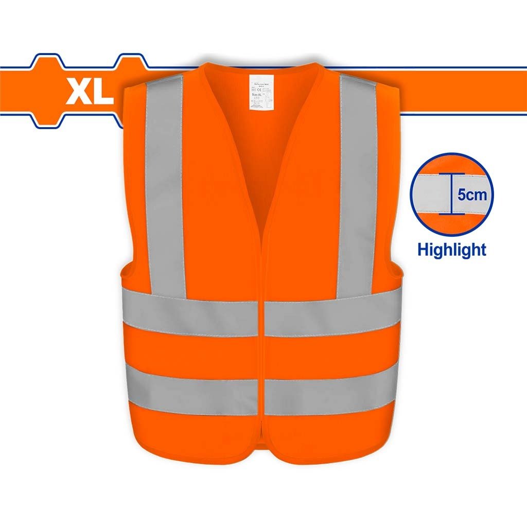 Gilet h/visibilte orange xl WADFOW WRV1801 - SME IMPORT