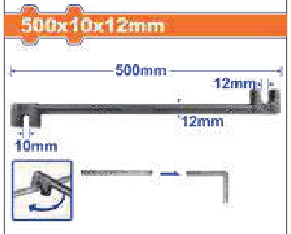 Griffe à fer – WADFOW WQB3350 - SME IMPORT