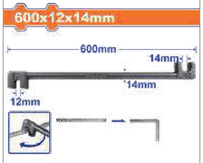 Griffe à fer – WADFOW WQB3360 - SME IMPORT