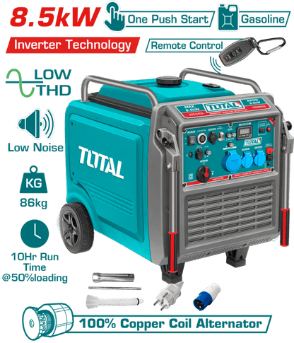 Groupe électrogène 8.5KW ess inverter TP585006 - SME IMPORT
