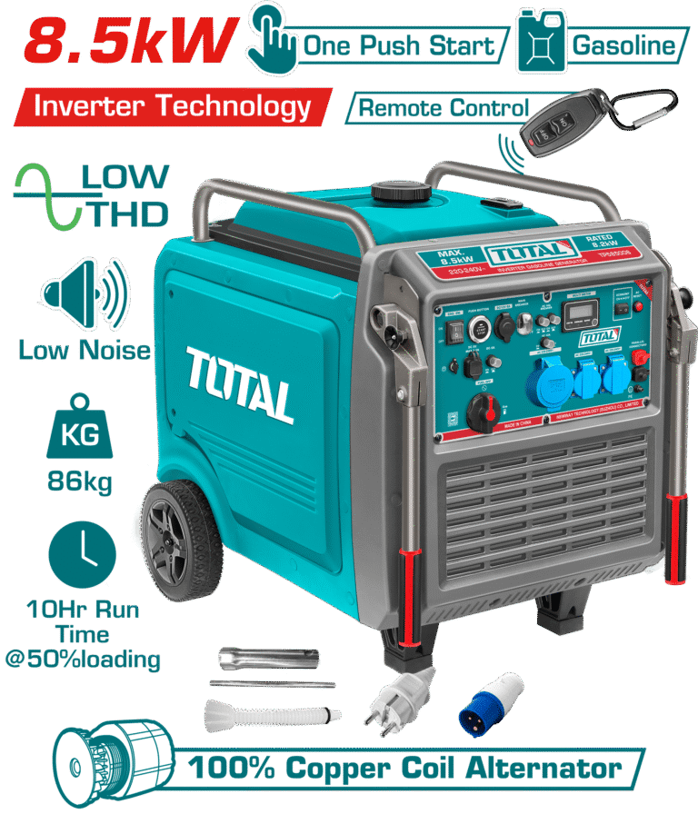 Groupe électrogène 8.5KW ess inverter TP585006 - SME IMPORT