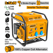 Groupe Électrogène INGCO 3500W Domestique Fiable GEIF40001
