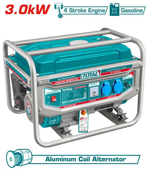 '- Groupe Électrogène TOTAL 3000 W Fiable Pratique TP130005 - SME IMPORT