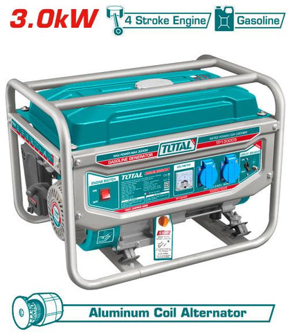 '- Groupe Électrogène TOTAL 3000 W Fiable Pratique TP130005 - SME IMPORT