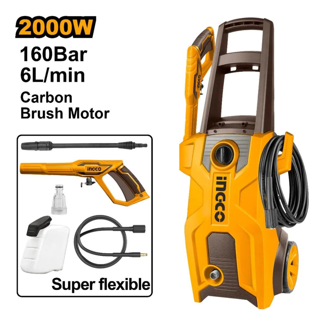 INGCO Nettoyeur Haute Pression HPWR20018 Puissant 160 Bar - SME IMPORT