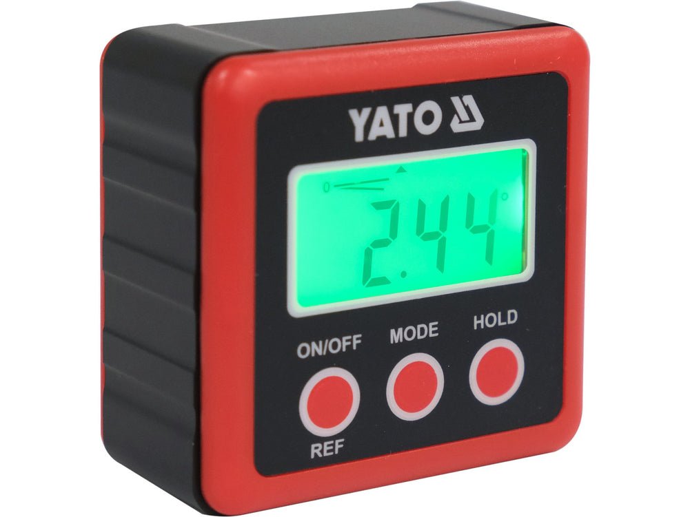 JAUGE D'ANGLE DIGITAL LCD SOCLE AIMANTEE — YATO YT-71000 - SME IMPORT