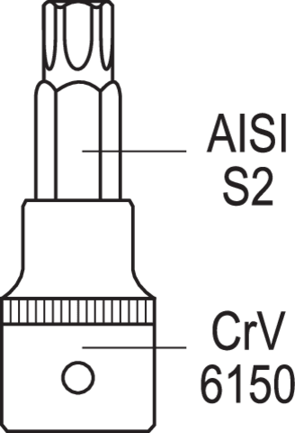 JEU 12 DOUILLES 1/2" SPLINE12PT LONG — YATO YT-7753 - SME IMPORT