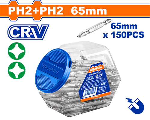 Jeu 150 embout ph2x65 cr-v WADFOW WSV0KPH25 - SME IMPORT