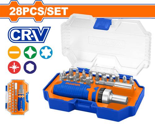 Jeu 28 embouts cr-v WADFOW WSS8B28 - SME IMPORT