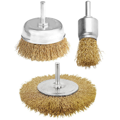 Jeu 3 brosses mtq WADFOW WCE6402 - SME IMPORT