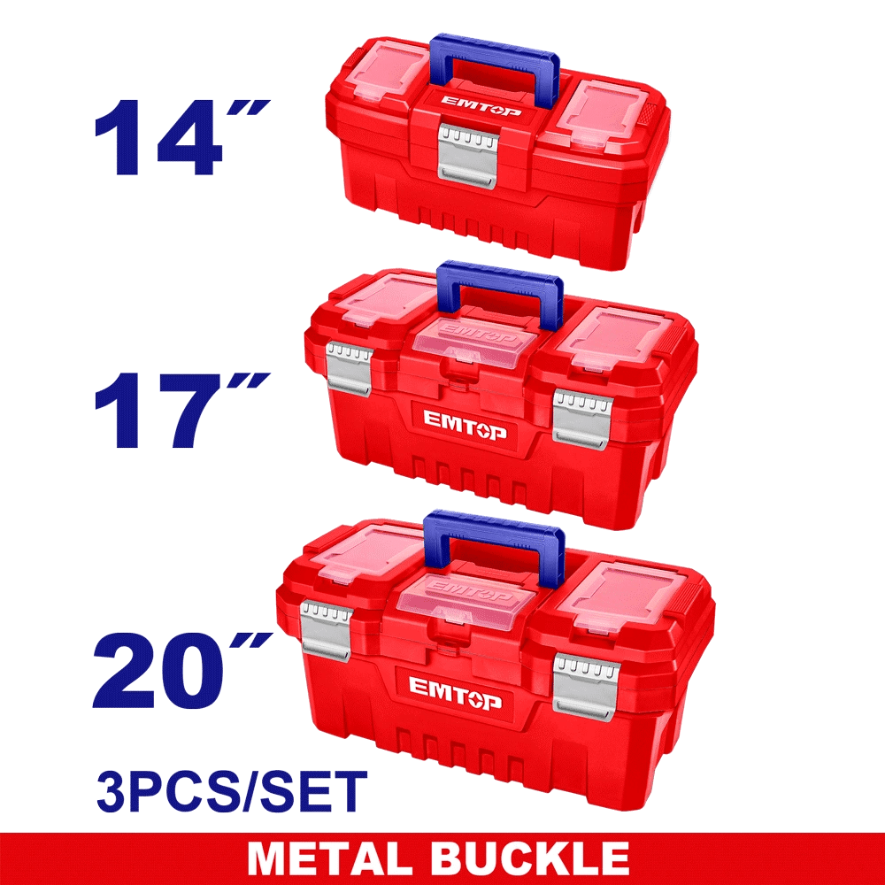 Jeu 3 caisse á outils 14″17″20″ EMTOP EPBXK0302 - SME IMPORT