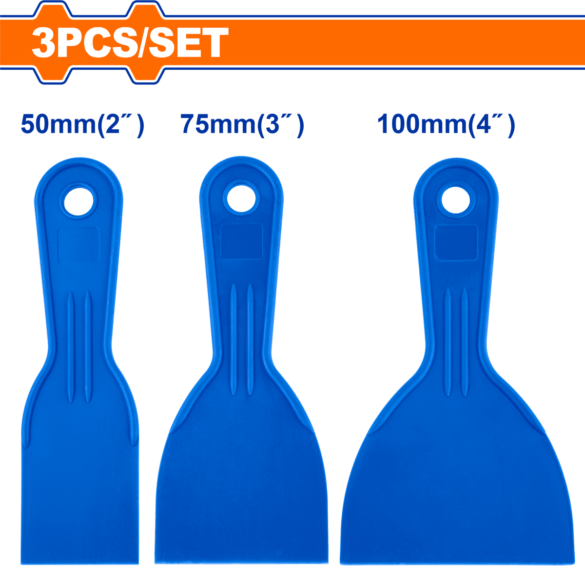 Jeu 3 palettes plastique WADFOW WPT3133 - SME IMPORT
