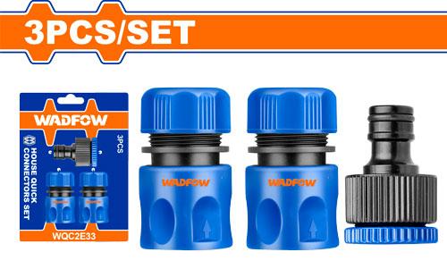 Jeu 3 raccord arrosage WADFOW WQC2E33 - SME IMPORT