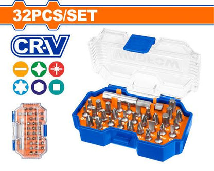 Jeu 32 embouts 25mm cr-v WADFOW WBS3B32 - SME IMPORT