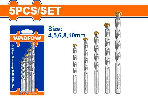 Jeu 5 meches beton WADFOW WMJ2K01 - SME IMPORT