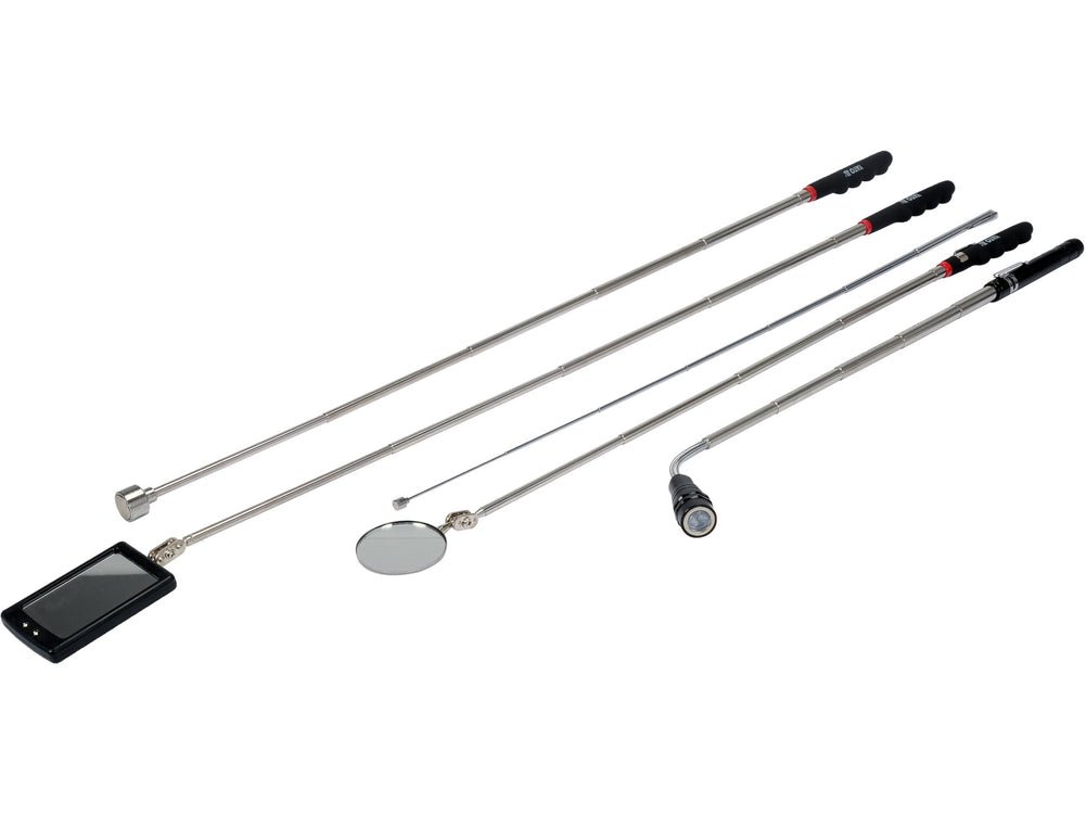 JEU 5 OUTILS DE RAMASSAGE TELESCOPIQUES MAGNETIQUES — YATO YT-06622 - SME IMPORT