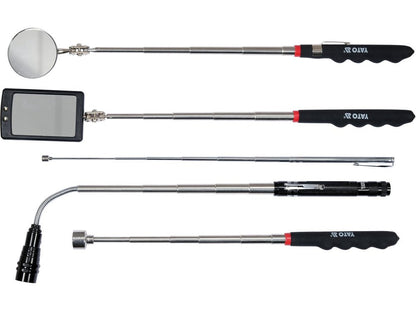 JEU 5 OUTILS DE RAMASSAGE TELESCOPIQUES MAGNETIQUES — YATO YT-06622 - SME IMPORT