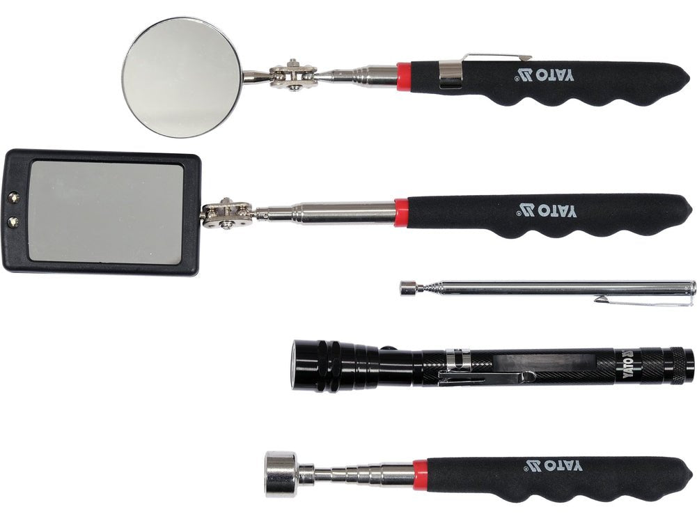 JEU 5 OUTILS DE RAMASSAGE TELESCOPIQUES MAGNETIQUES — YATO YT-06622 - SME IMPORT