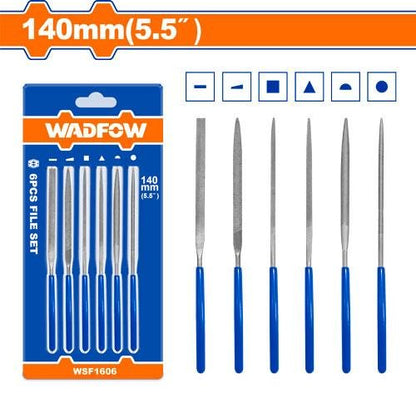 Jeu 6 limes 140mm mp WADFOW WSF1606 - SME IMPORT