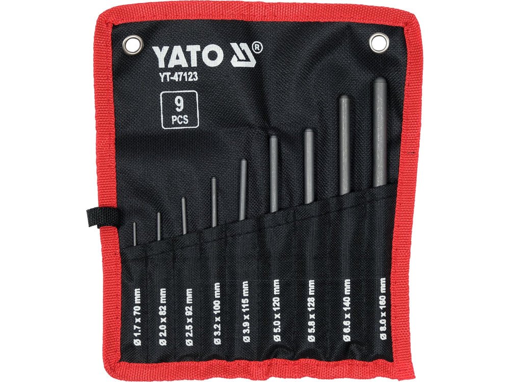 JEU 9 CHASSE-GOUPILLES SPHERIQUE Cr-V 1.7-8MM — YATO YT-47123 - SME IMPORT