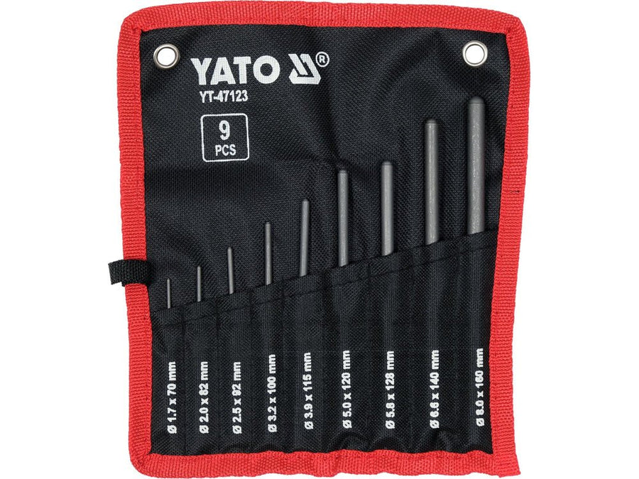 JEU 9 CHASSE-GOUPILLES SPHERIQUE Cr-V 1.7-8MM — YATO YT-47123 - SME IMPORT