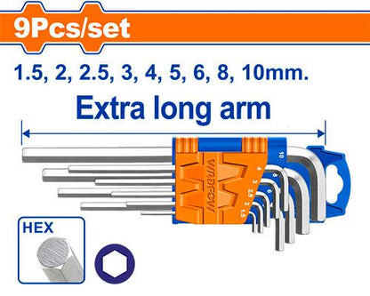 Jeu 9 cle male zg extra long WADFOW WHK1292 - SME IMPORT