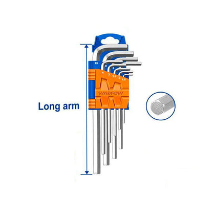 Jeu 9 cles male long cr-v WADFOW WHK1291 - SME IMPORT