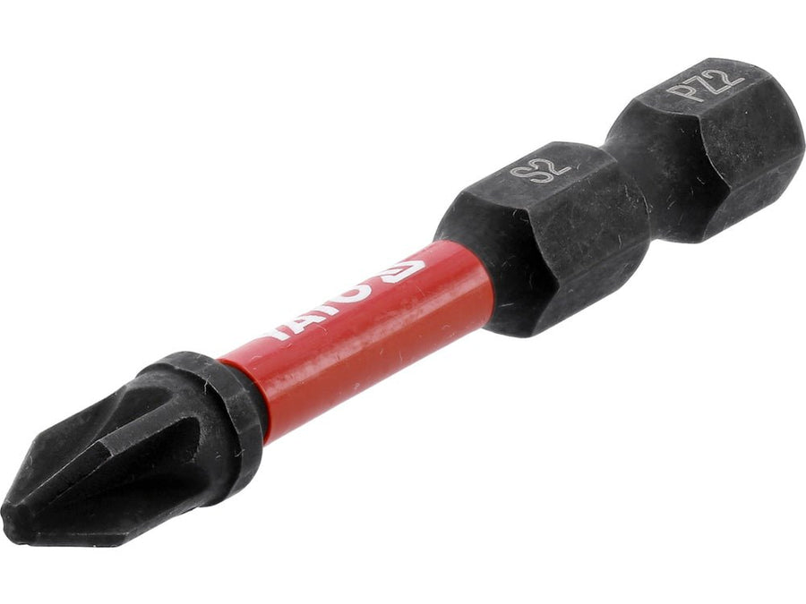 JEU DE 2 EMBOUTS DE TOURNEVIS 1/4" PZ2 — YATO YT-78044 - SME IMPORT