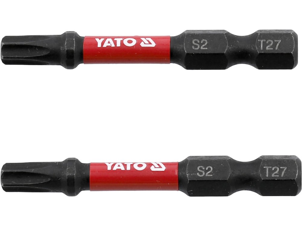 JEU DE 2 EMBOUTS DE TOURNEVIS 1/4" T27 — YATO YT-78055 - SME IMPORT