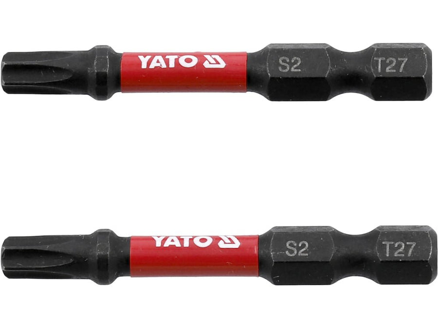 JEU DE 2 EMBOUTS DE TOURNEVIS 1/4" T27 — YATO YT-78055 - SME IMPORT