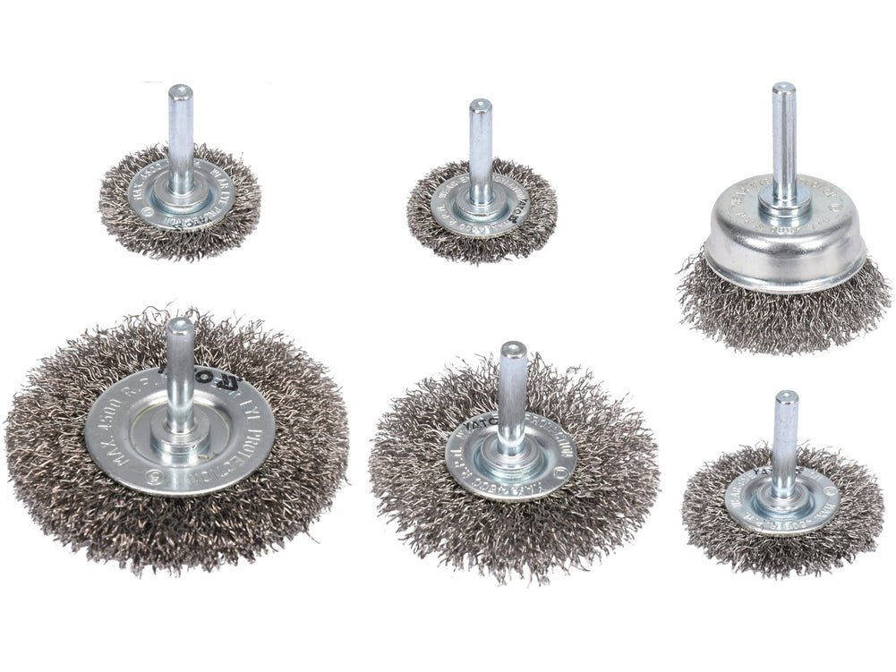 JEU DE BROSSE ROTATIVE INOX 6PCS — YATO YT-47593 - SME IMPORT