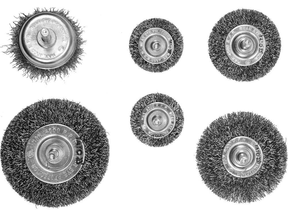 JEU DE BROSSE ROTATIVE INOX 6PCS — YATO YT-47593 - SME IMPORT