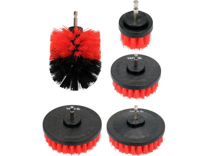 JEU DE BROSSES DE NETTOYAGE NYLON 5PCS — YATO YT-47777 - SME IMPORT