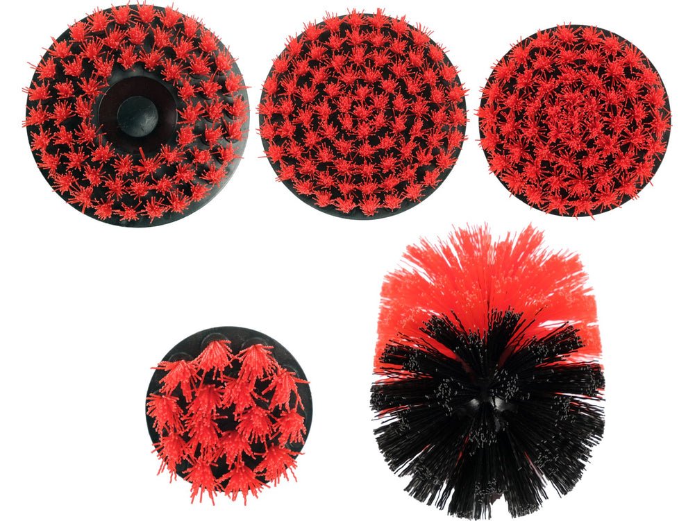 JEU DE BROSSES DE NETTOYAGE NYLON 5PCS — YATO YT-47777 - SME IMPORT