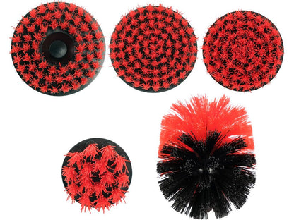 JEU DE BROSSES DE NETTOYAGE NYLON 5PCS — YATO YT-47777 - SME IMPORT