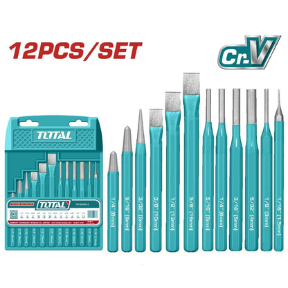 Jeu de burins et chasse-goupilles – TOTAL THT42K0612 - SME IMPORT