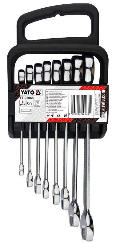 Jeu de clés mixtes a cliquet – YATO YT-02068 - SME IMPORT