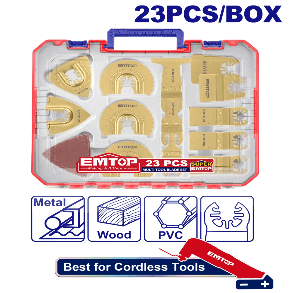 Jeu de lames multifonctions EMTOP EMTB2301 - SME IMPORT