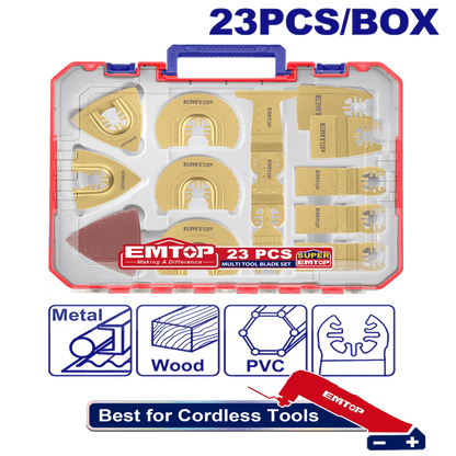 Jeu de lames multifonctions EMTOP EMTB2301 - SME IMPORT