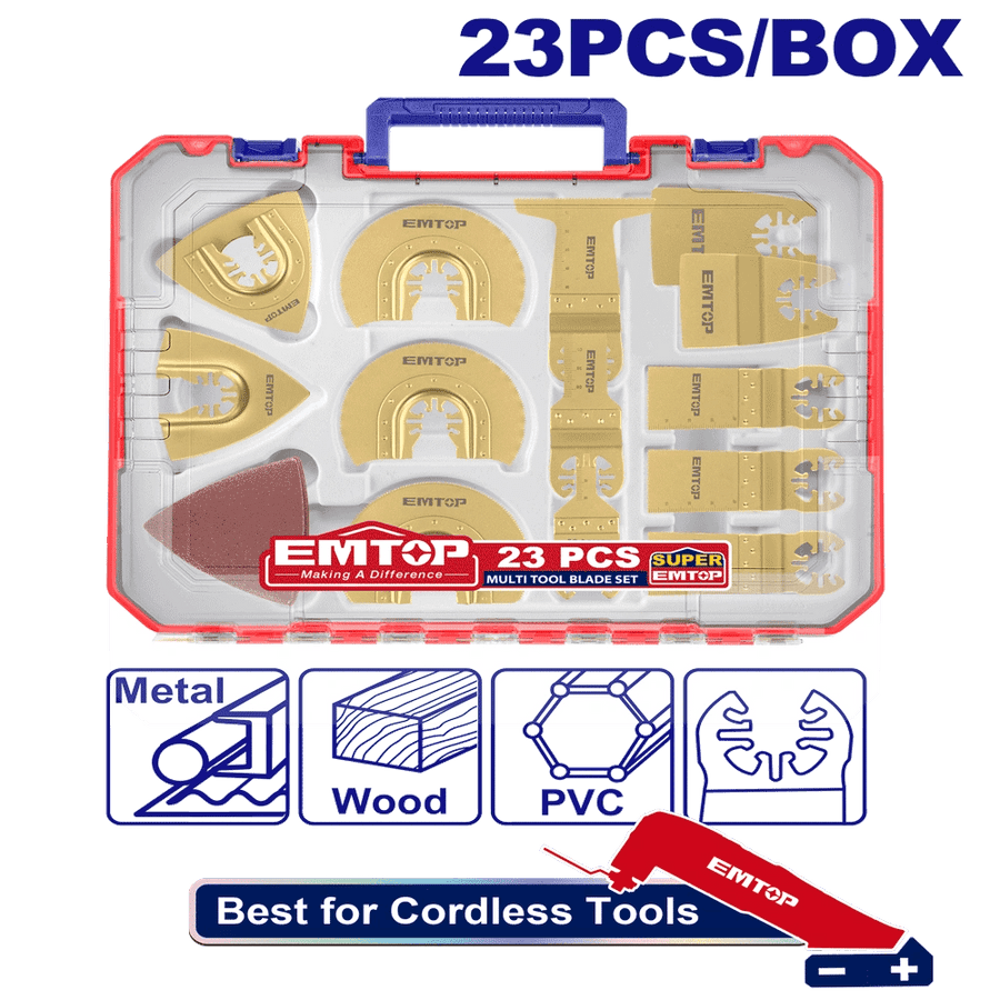 Jeu de lames multifonctions EMTOP EMTB2301 - SME IMPORT
