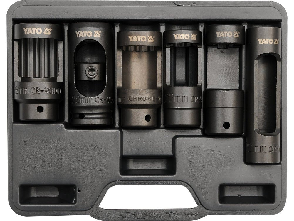 KIT 6 CLES A DOUILLE INJECTEUR DIESEL — YATO YT-0622 - SME IMPORT