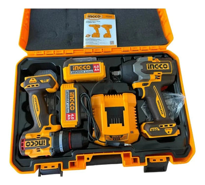 Kit combiné 2 pièces INGCO COSLI250586 - SME IMPORT