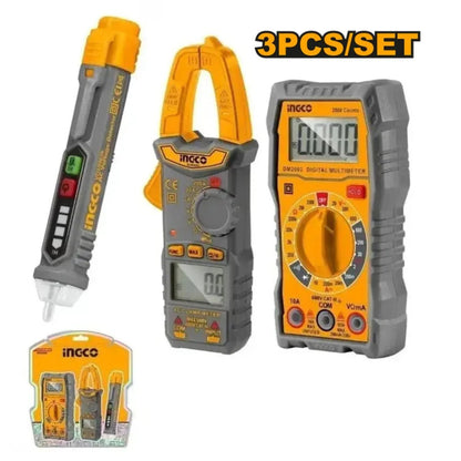 Kit de 3 appareils de mesure électrique INGCO DM3068 - SME IMPORT