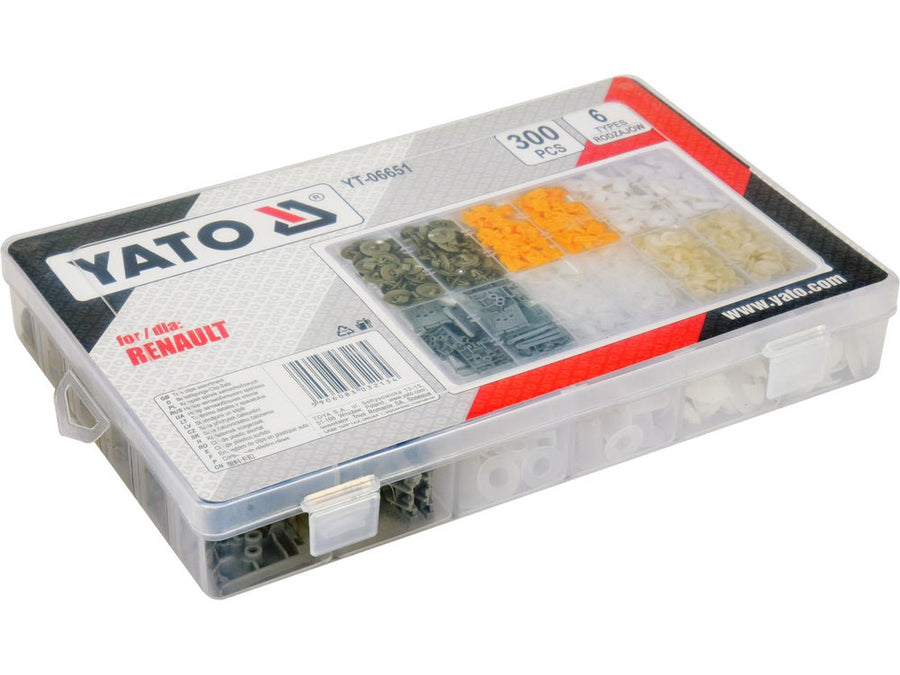 Kit de 300 agrafes de fixation automobile YATO YT-06651 – Renault - SME IMPORT