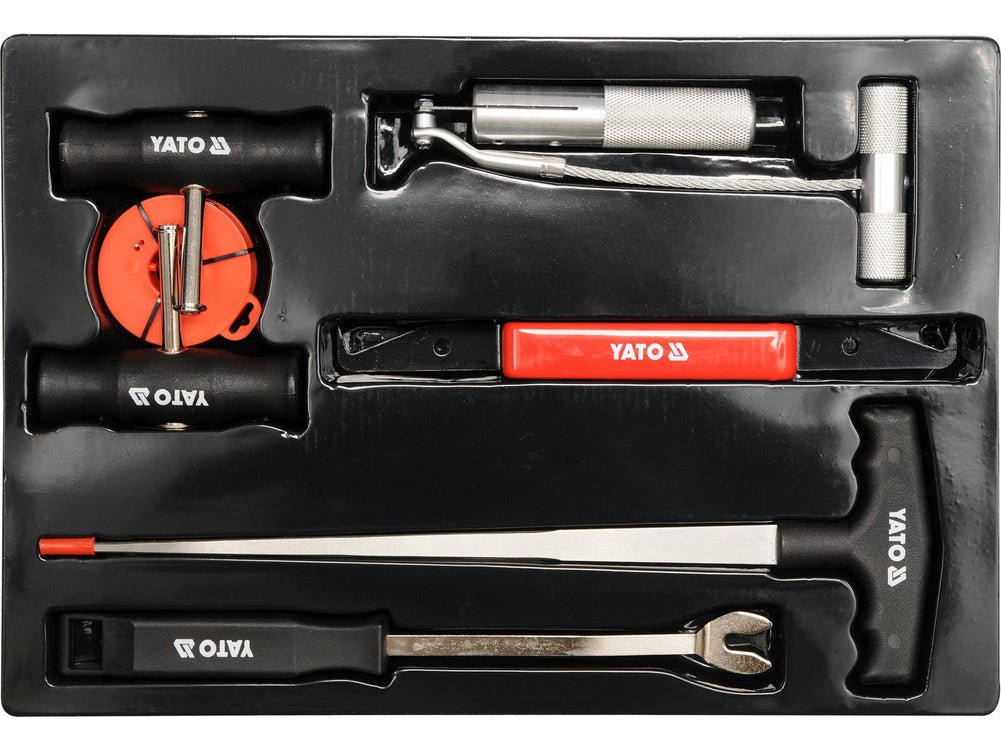 KIT DE DEMONTAGE DE PARE-BRISE DE VOITURE, 7 PIECES — YATO YT-0845 - SME IMPORT