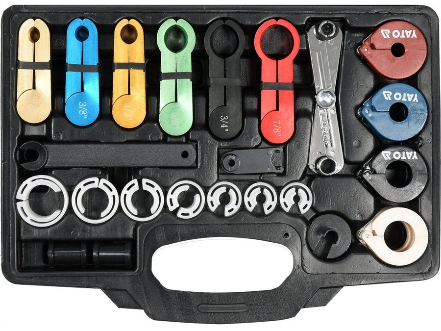 KIT DECONNEXION SYSTEME CARBURANT & CLIMAT.23Pcs — YATO YT-06301 - SME IMPORT