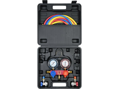 KIT DIAGNOSTIC SYSTEME CLIMATISATION AUTO R-134A 6Pcs — YATO YT-72990 - SME IMPORT
